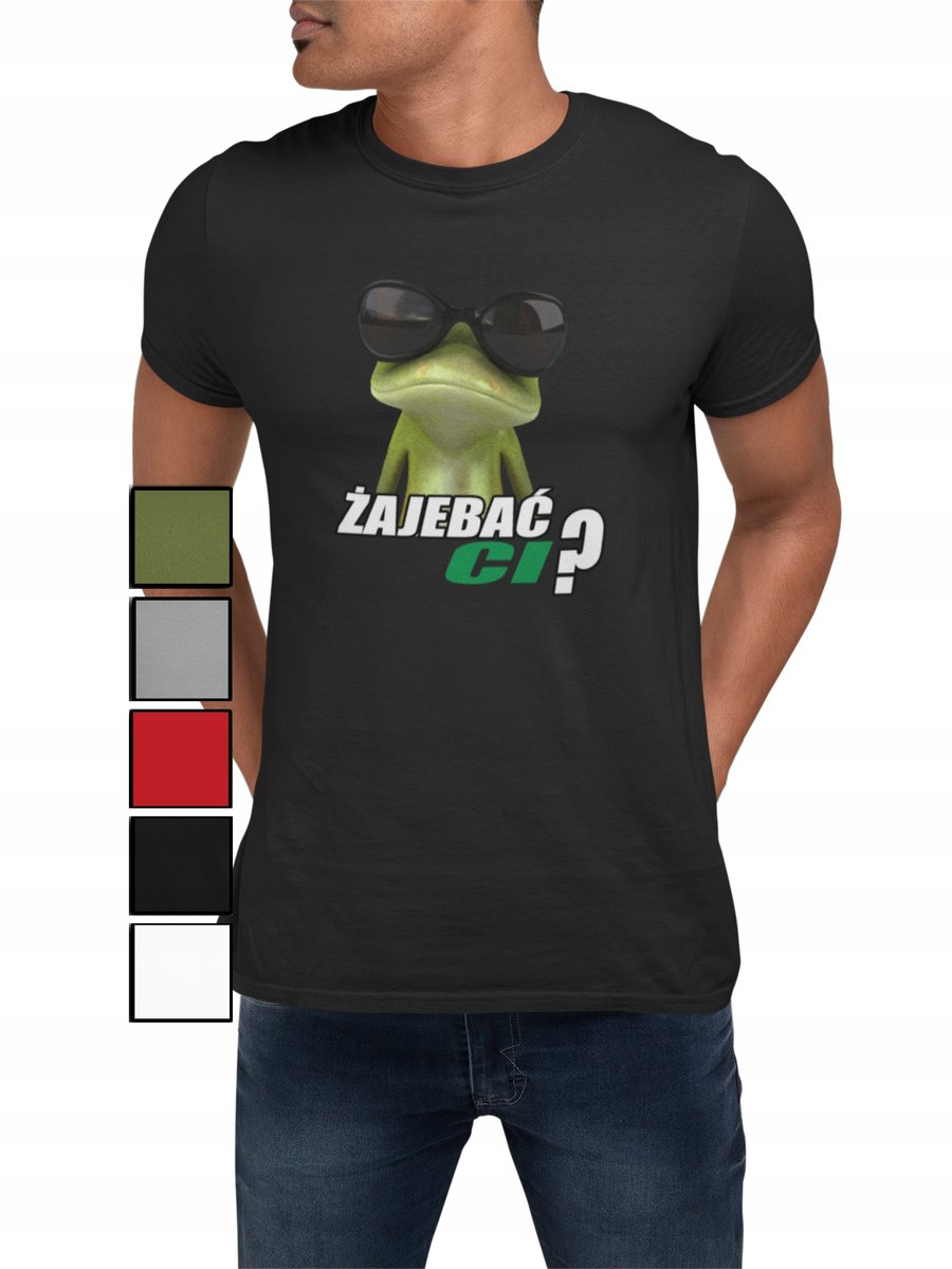 KOSZULKA T-SHIRT MĘSKA Z NADRUKIEM NA PREZENT NAPISY ŚMIESZNE RÓŻNE - S