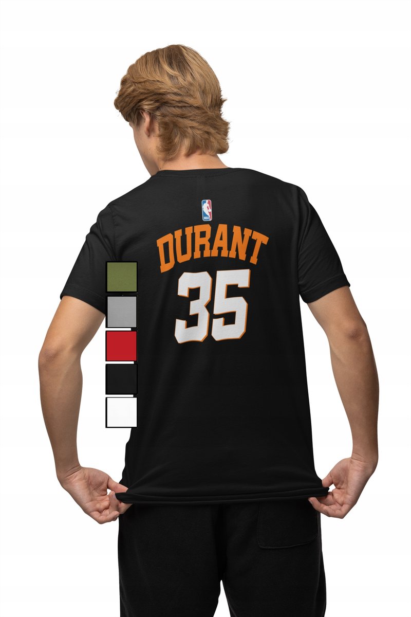 KOSZULKA MĘSKA Z NADRUKIEM NA PLECACH NBA PHOENIX - KEVIN DURANT - XL