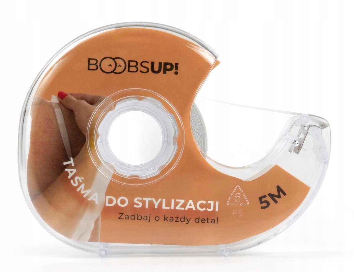 BOOBSUP ORYGINALNA DWUSTRONNA TAŚMA STYLIZUJĄCA DO UBRAŃ CIAŁA 5 M