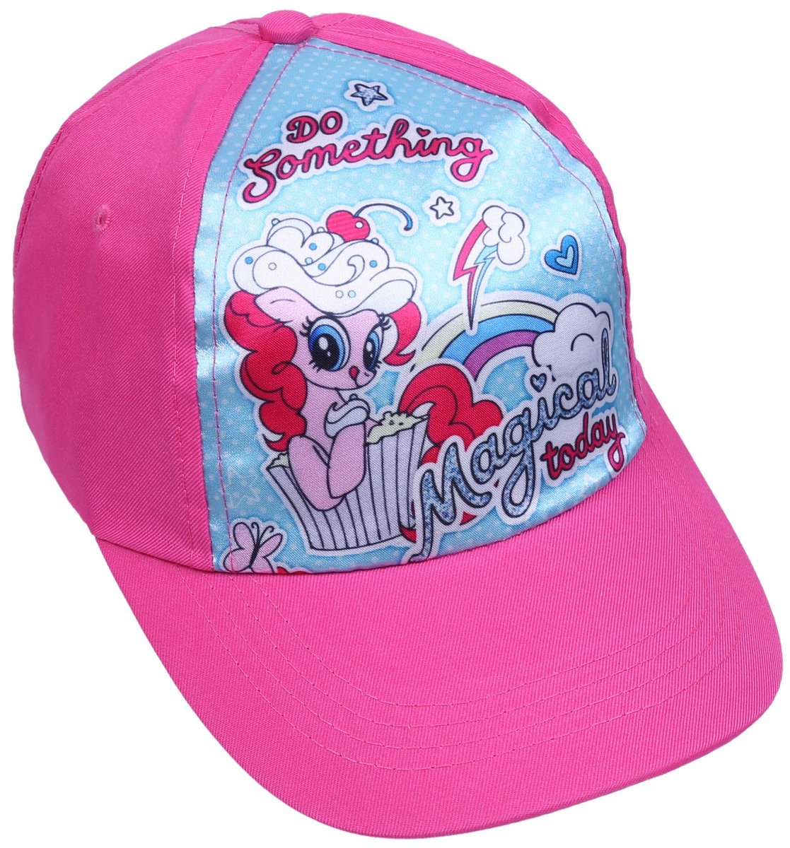 Różowa, dziewczęca czapka z daszkiem Do Something Magical My Little Pony