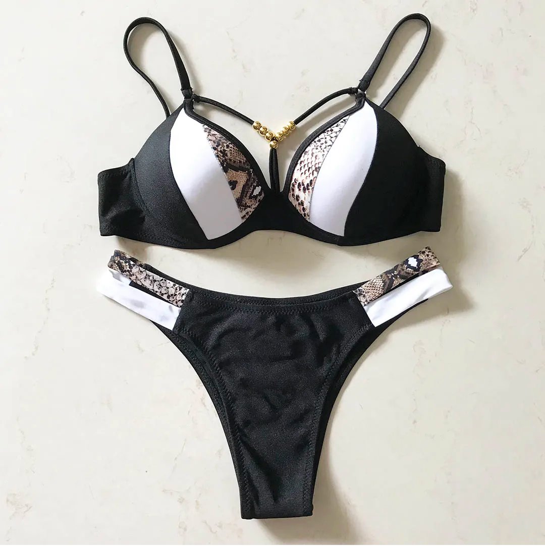 Kostium Kąpielowy BIKINI Komplet Wkładki Push Up - S