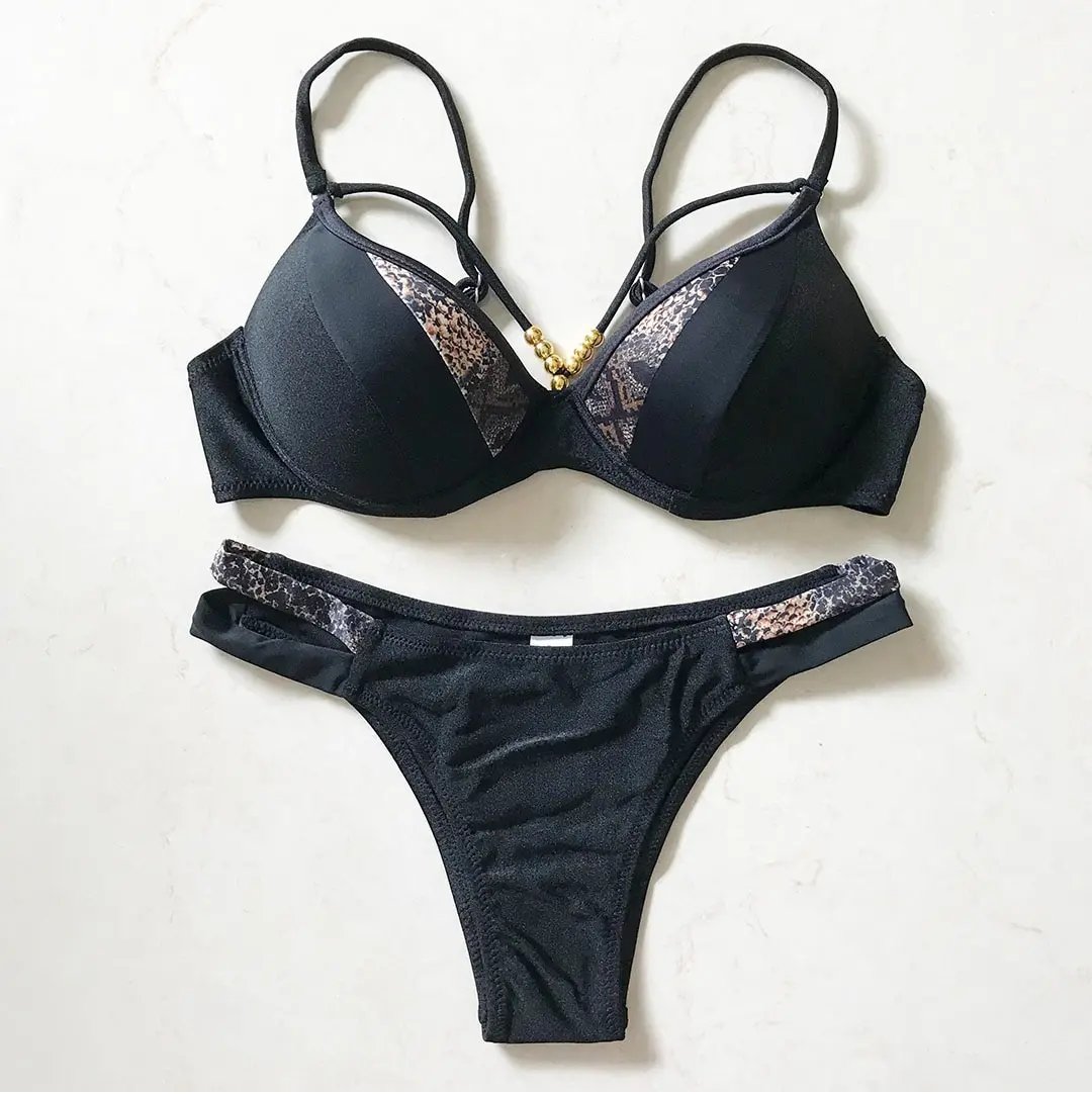 Kostium Kąpielowy BIKINI Komplet Wkładki Push Up - S