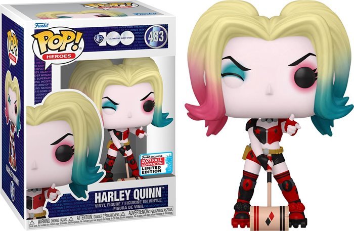 Funko POP DC Super Heroes 483 Harley Quinn New York Comic Con 2023