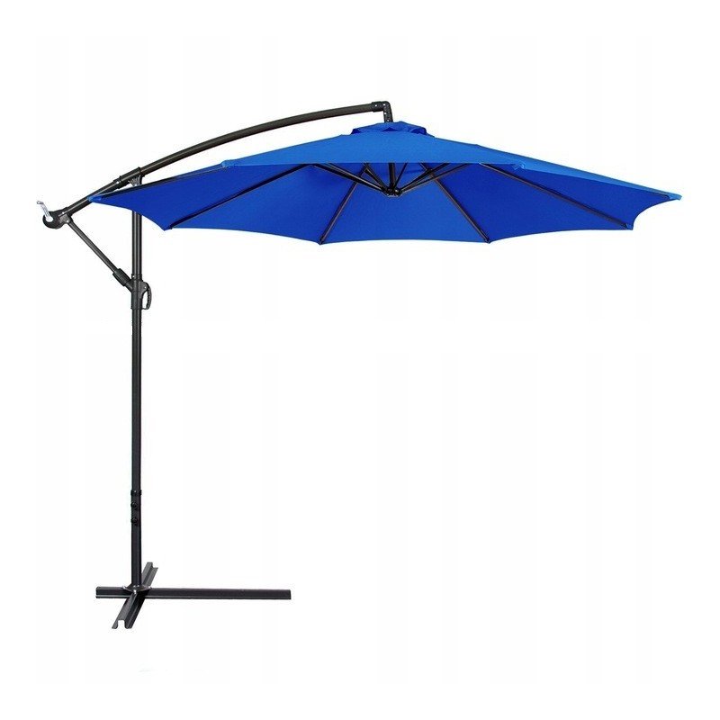 Parasol Ogrodowy Z Wysięgnikiem Granatowy Ogp02