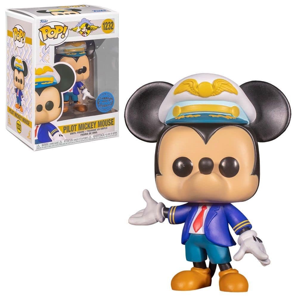 Funko POP Disney 1232 Pilot Mickey Mouse Special Edition