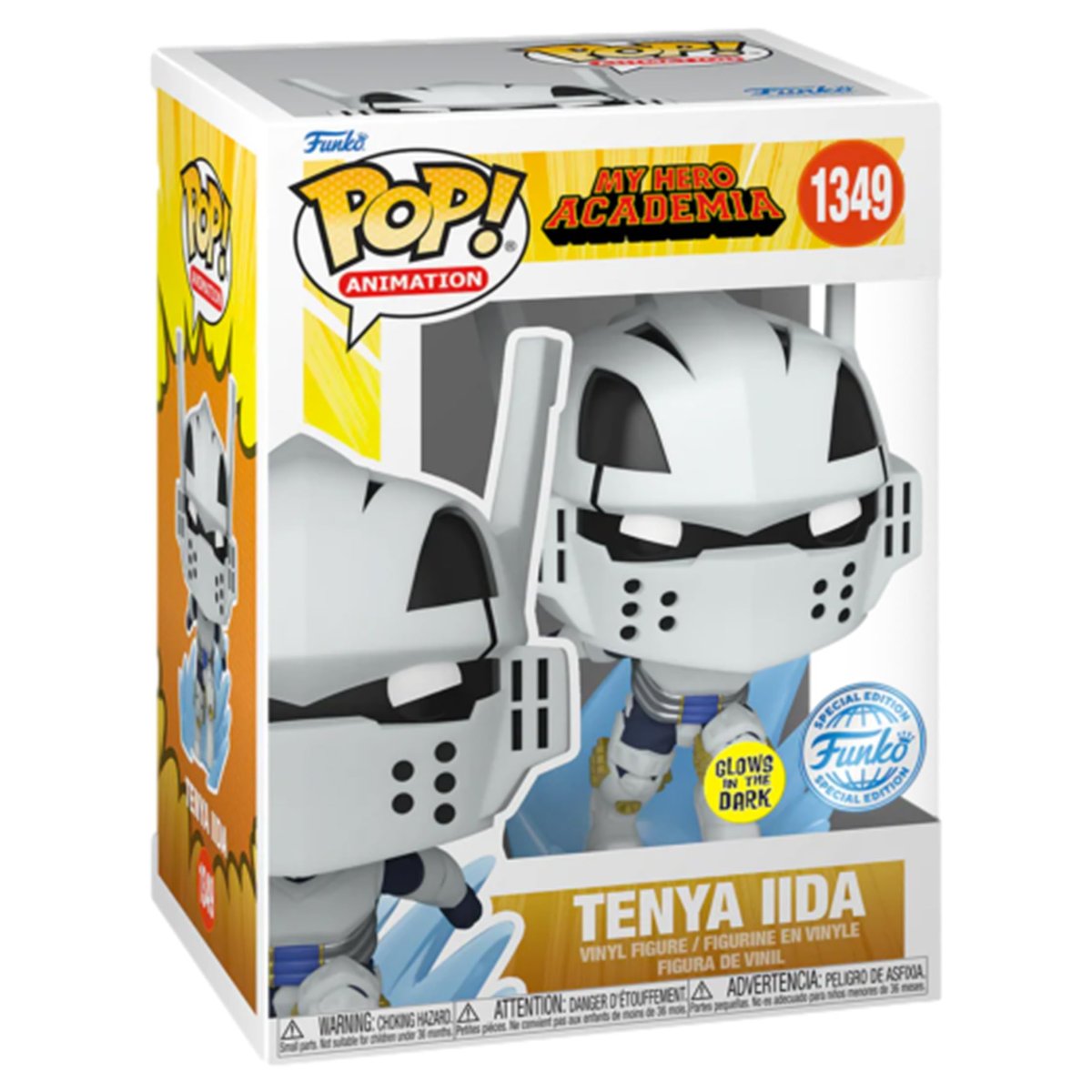 Funko POP My Hero Academia 1349 Tenya Iida glow Special Edition