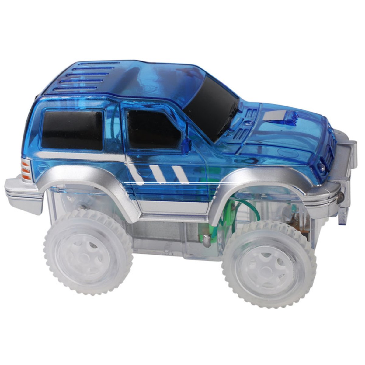 Magnetyczny samochód Race Truck Car niebieski Cleverclixx