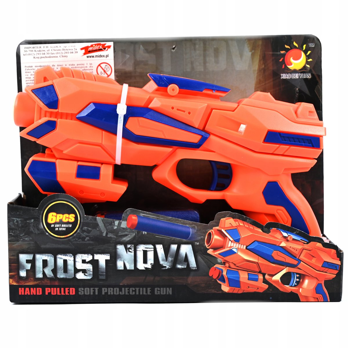 WYRZUTNIA DLA DZIECI PISTOLET NA STRZAŁKI PIANKOWE BEZPIECZNE RÓŻNE KOLORY