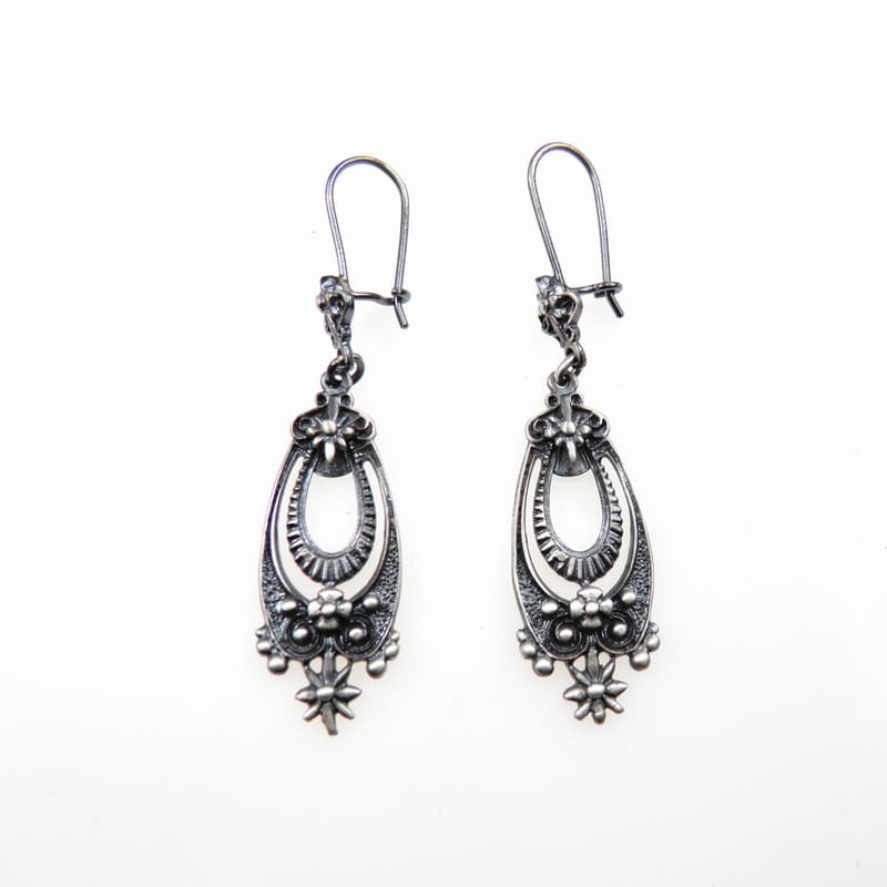 Srebrne kolczyki - Vintage Earrings