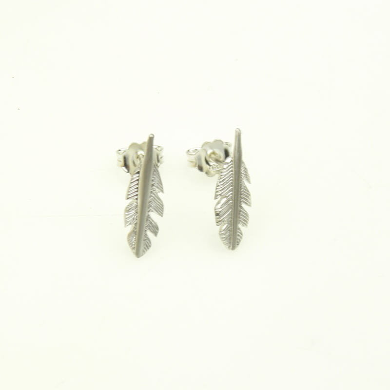 Kolczyki z piórkami mini