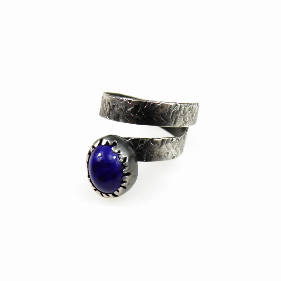 Pierścionek z lapis lazuli