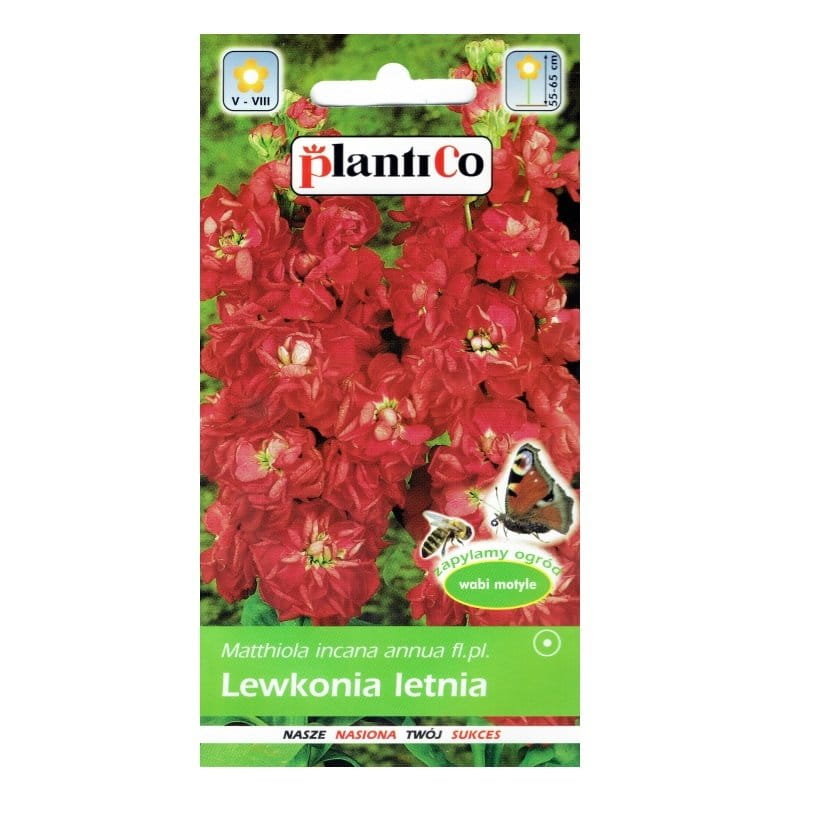 LEWKONIA letnia CZERWONA nasiona kwiatów 0,5g