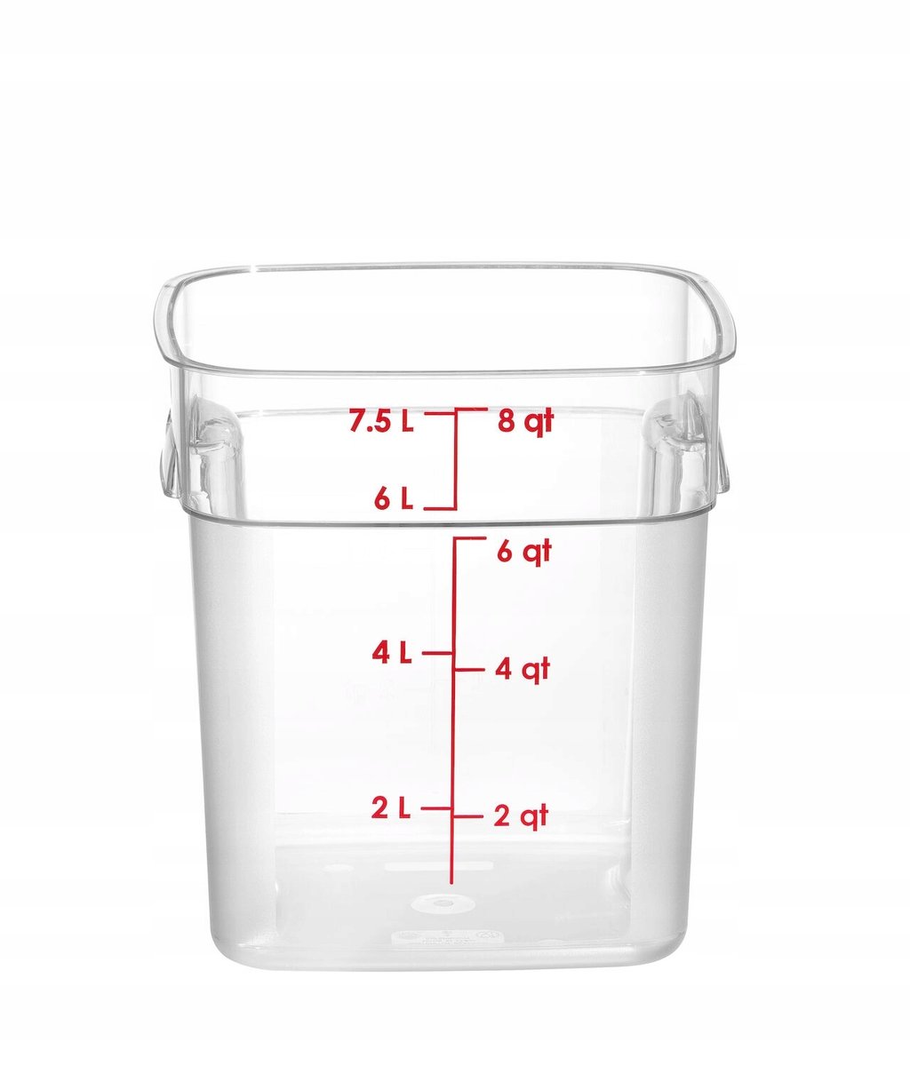 Pojemnik na żywność CamSquares Fresh Pro Cambro 7,6L transp. 229x229x243mm