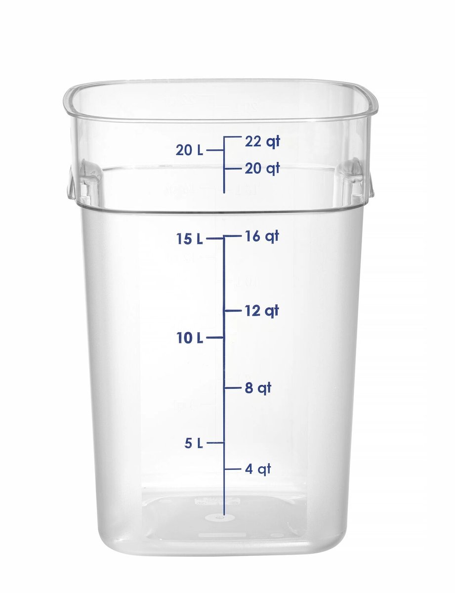 Pojemnik na żywność CamSquares Fresh Pro Cambro 22,8L transp. 289x289x401mm