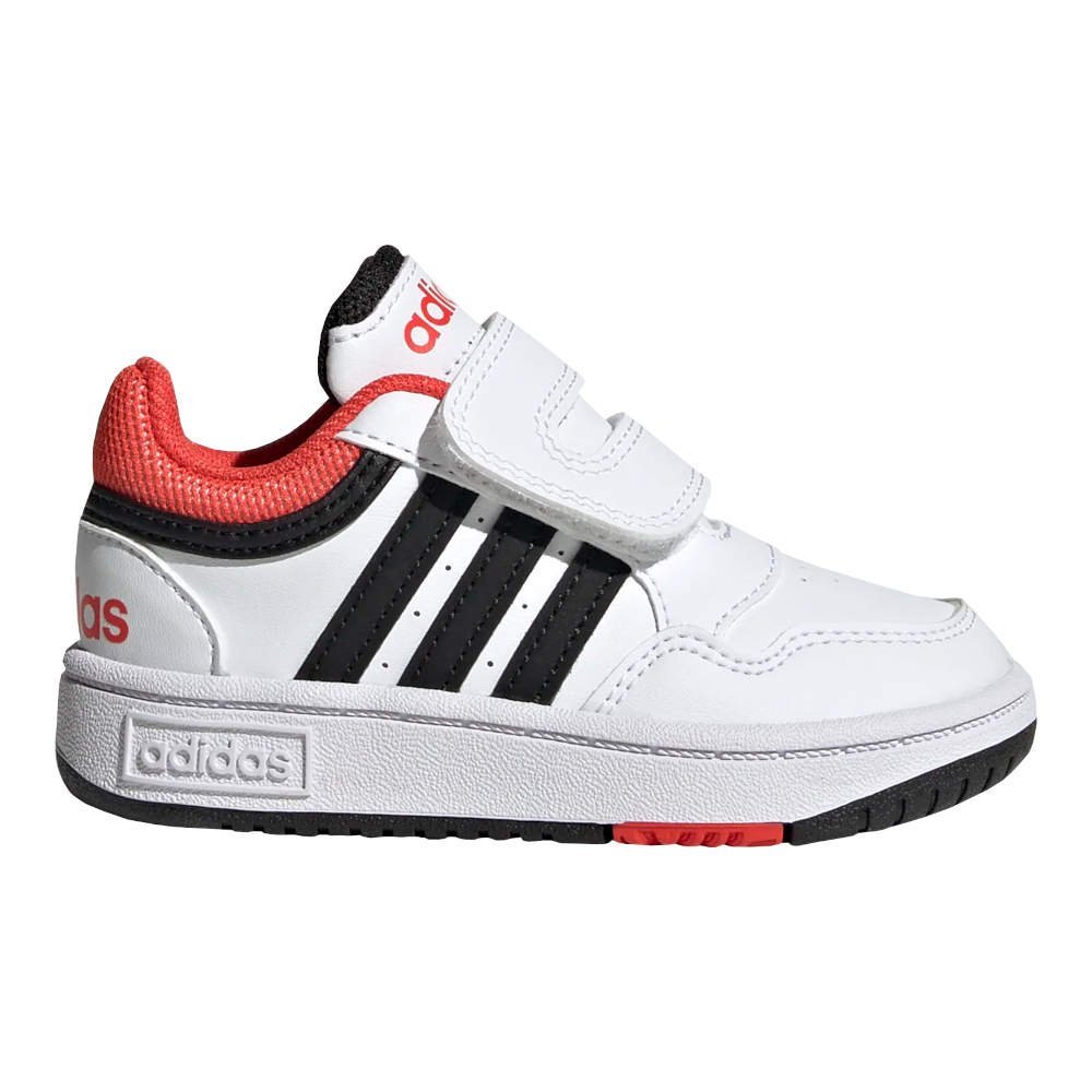 Buty dziecięce adidas Hoops białe na rzepy H03860 23