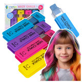 Zestaw do farbowania włosów kredami 4 kolory, farby dla dzieci Z1059