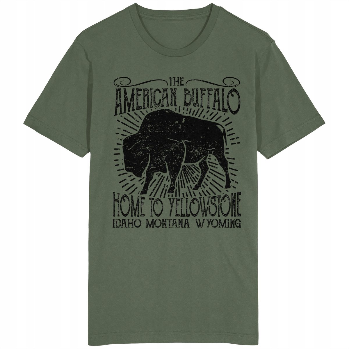 American Buffalo Koszulka Yellowstone Bizon USA