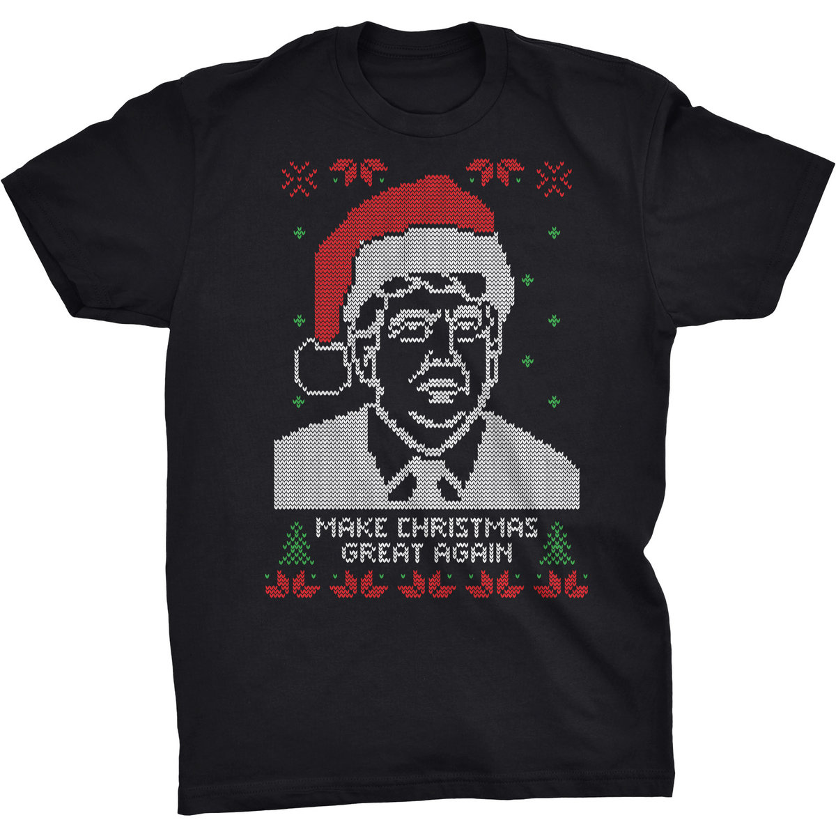 Donald Trump Koszulka Świateczna Prezydent USA