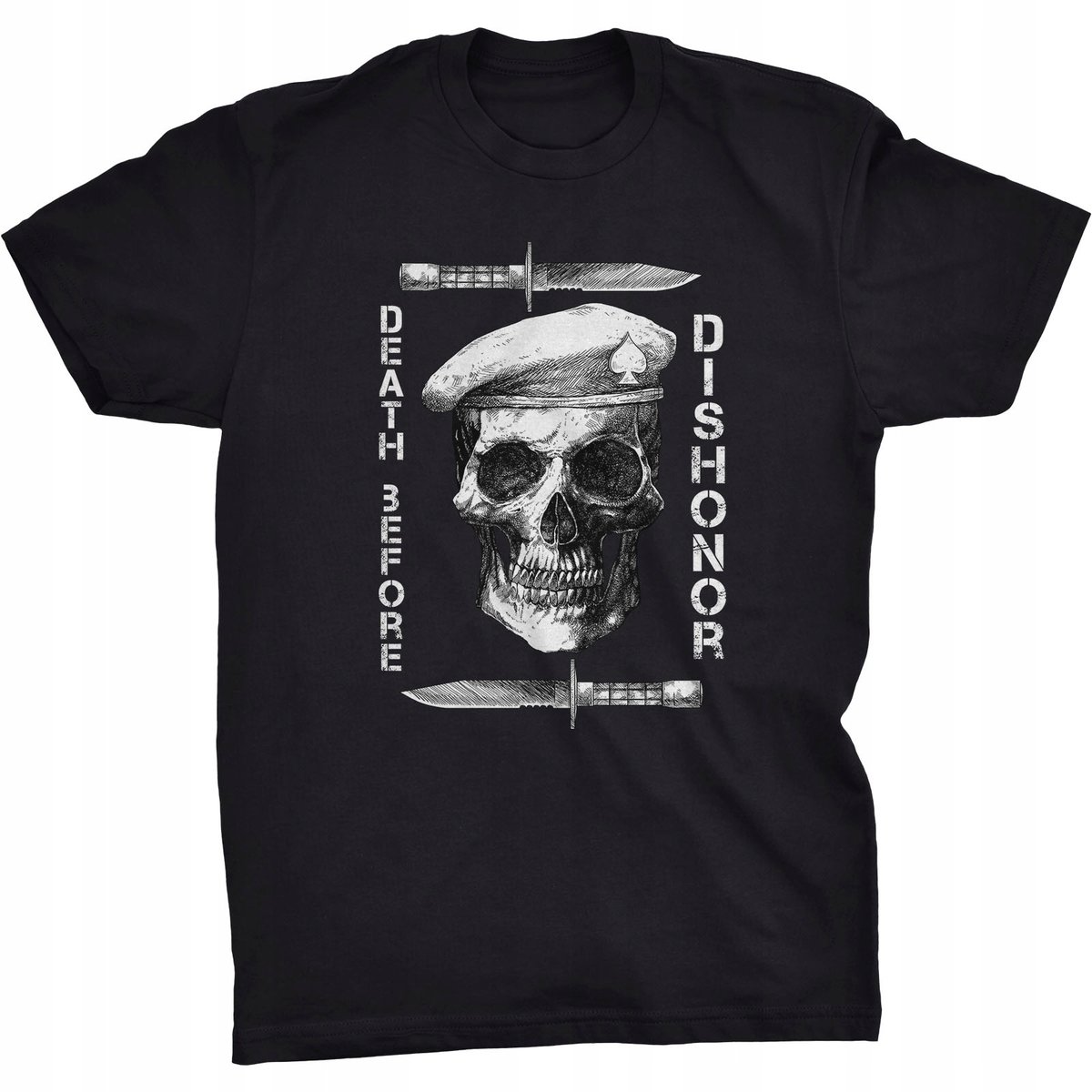 Death Before Dishonor Koszulka Wojskowa Militarna