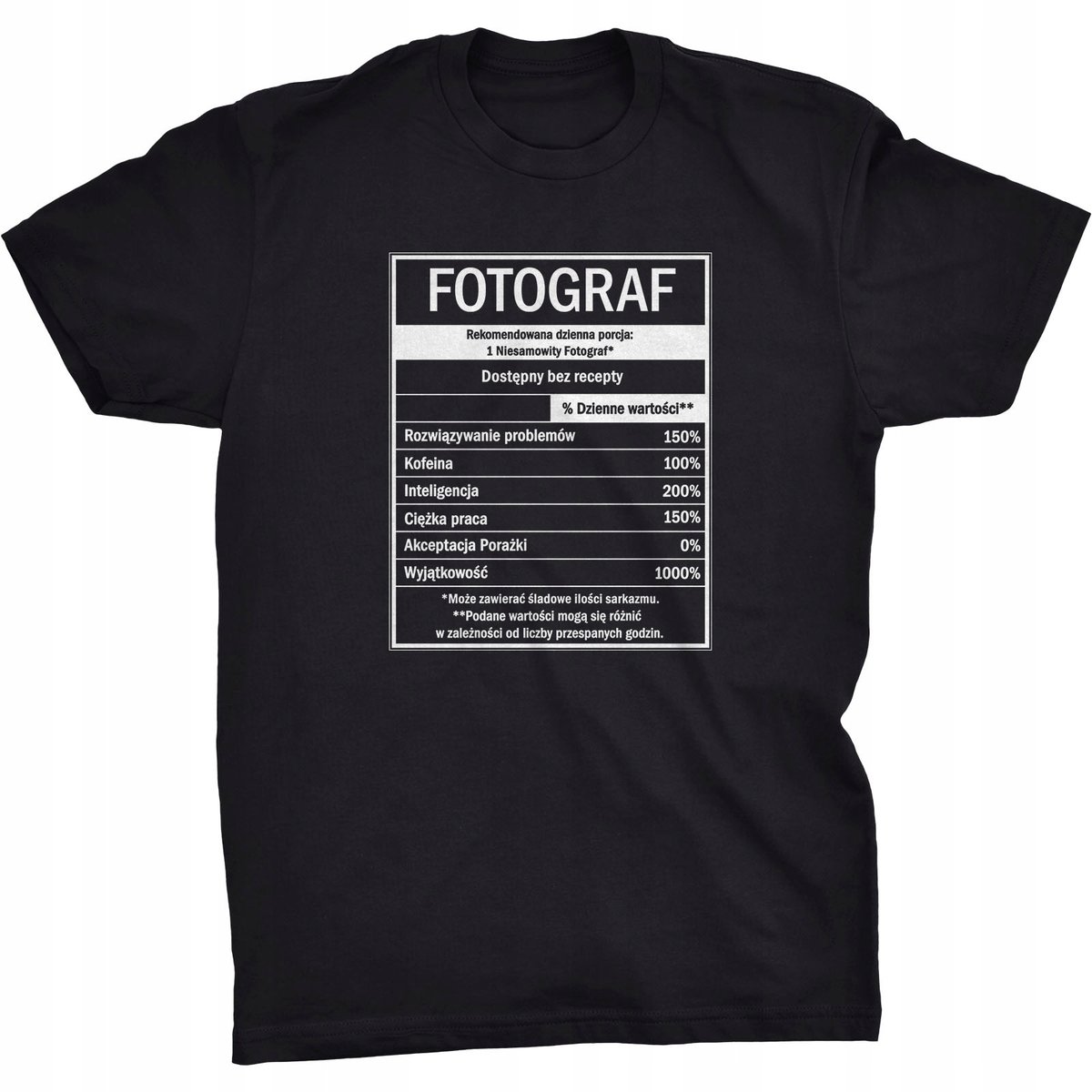 Etykieta GDA Fotograf Koszulka Dla Fotografa