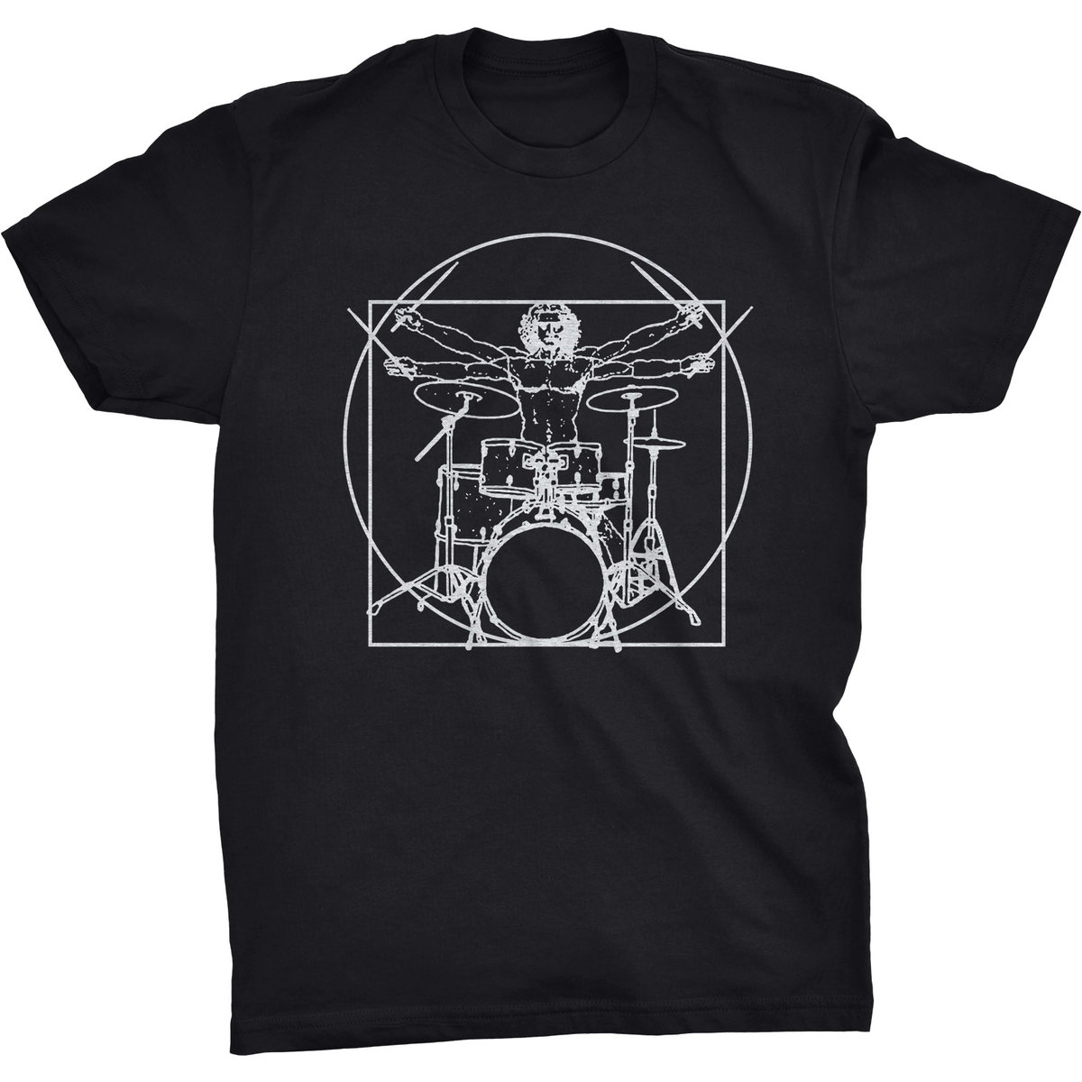 Drummer Koszulka Dla Perkusisty Leonadro Da Vinci