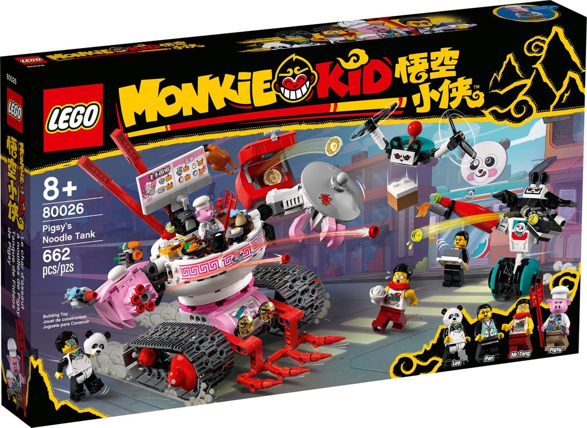 80026 Monkie Kid - Kluseczkowy czołg Pigsy’ego