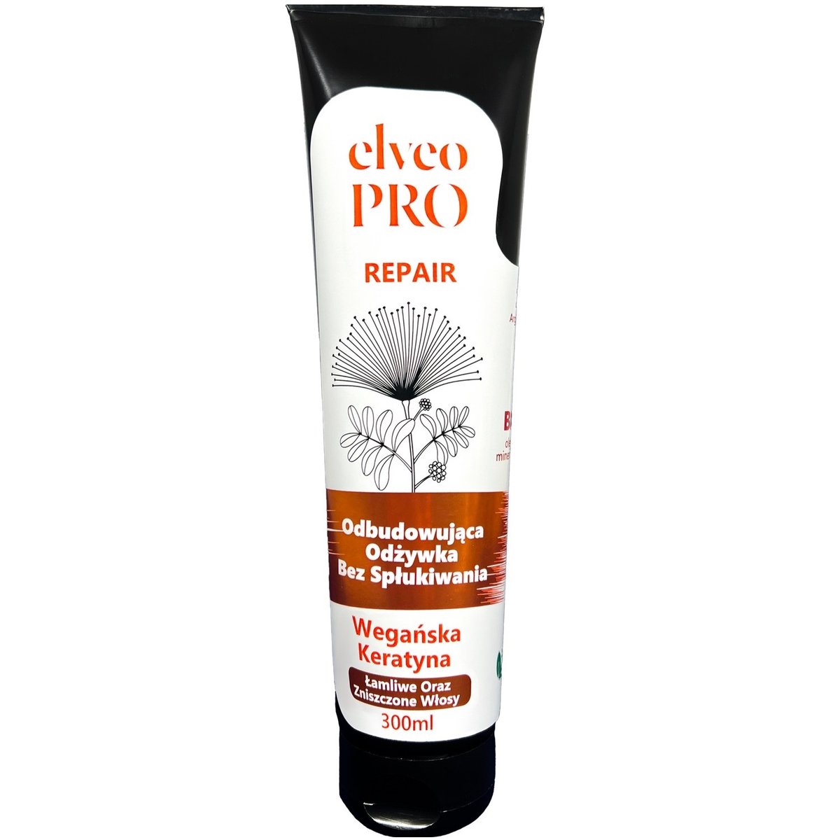 ELVEO PRO, Odżywka do włosów REPAIR Wegańska Keratyna, 300ml