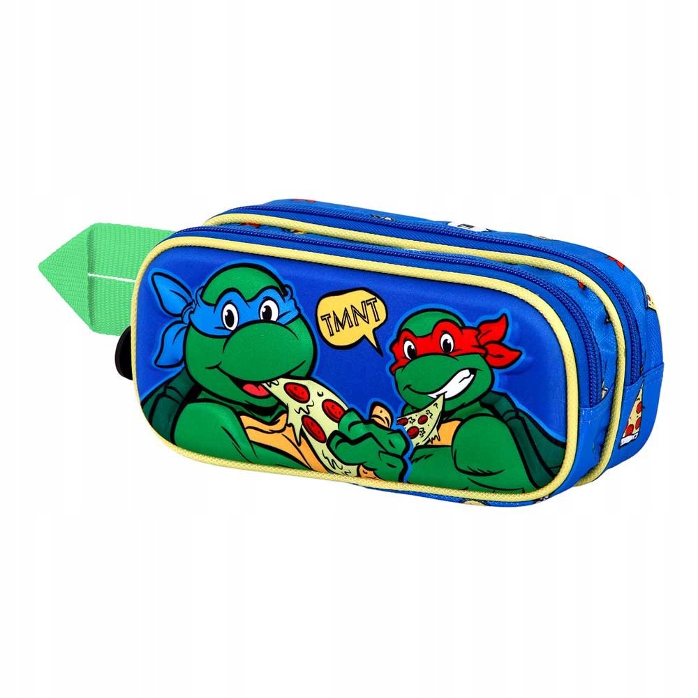 Piórnik saszetka tuba podwójna 3D wojownicze żółwie ninja