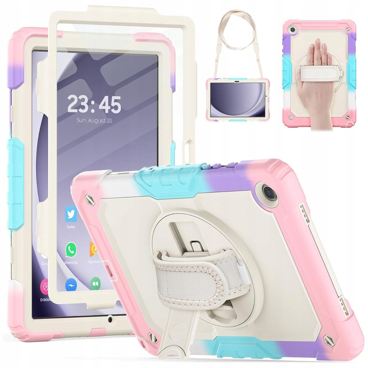 Etui pancerne do Samsung Galaxy Tab A9+ Plus SM-X210, obudowa case cover