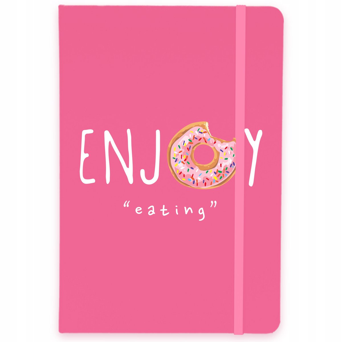 NOTES A5 RÓŻ Notatnik W Linie DONUTS SŁODKIE Wzory