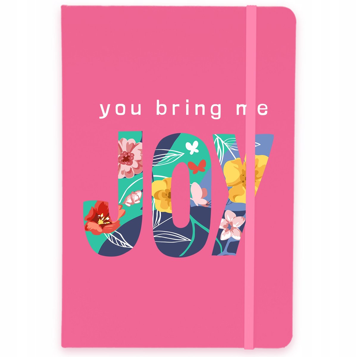 NOTES A5 RÓŻOWY Notatnik W Linie RADOŚĆ Wzory