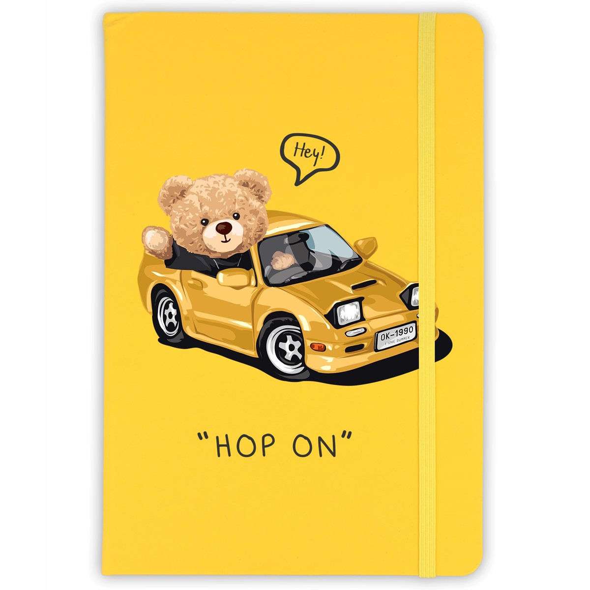 NOTES A5 ŻÓŁTY Notatnik W Linie MOTORYZACJA Wzory