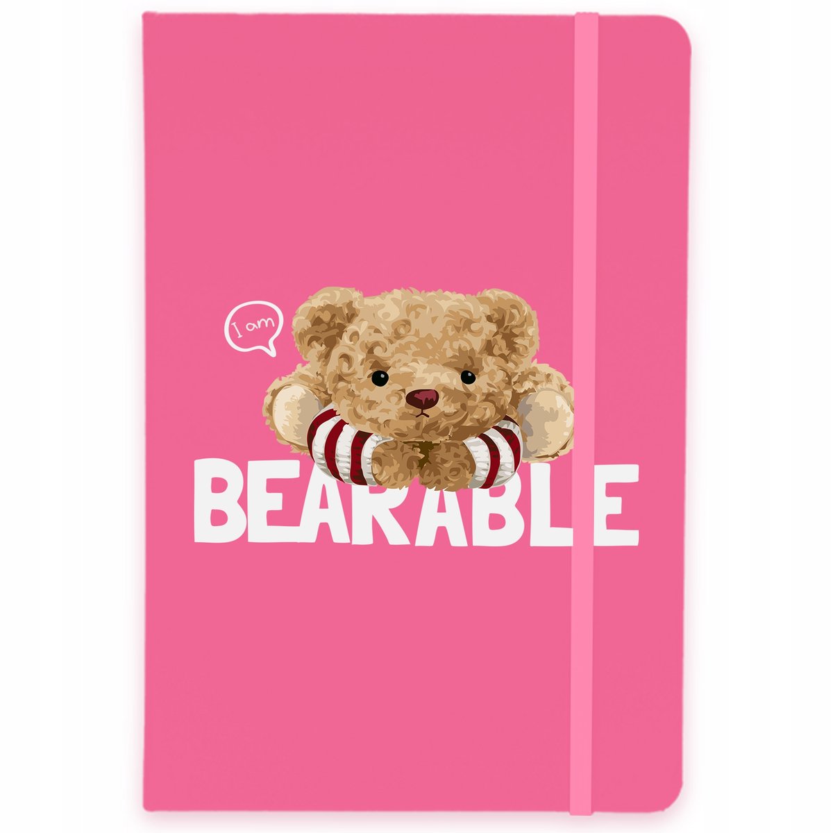 NOTES A5 RÓŻOWY Notatnik W Linie TEDDY MIŚ Wzory