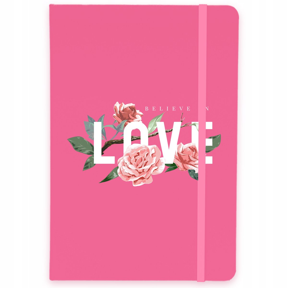 NOTES A5 RÓŻOWY Notatnik W Linie MIŁOŚĆ LOVE Wzory