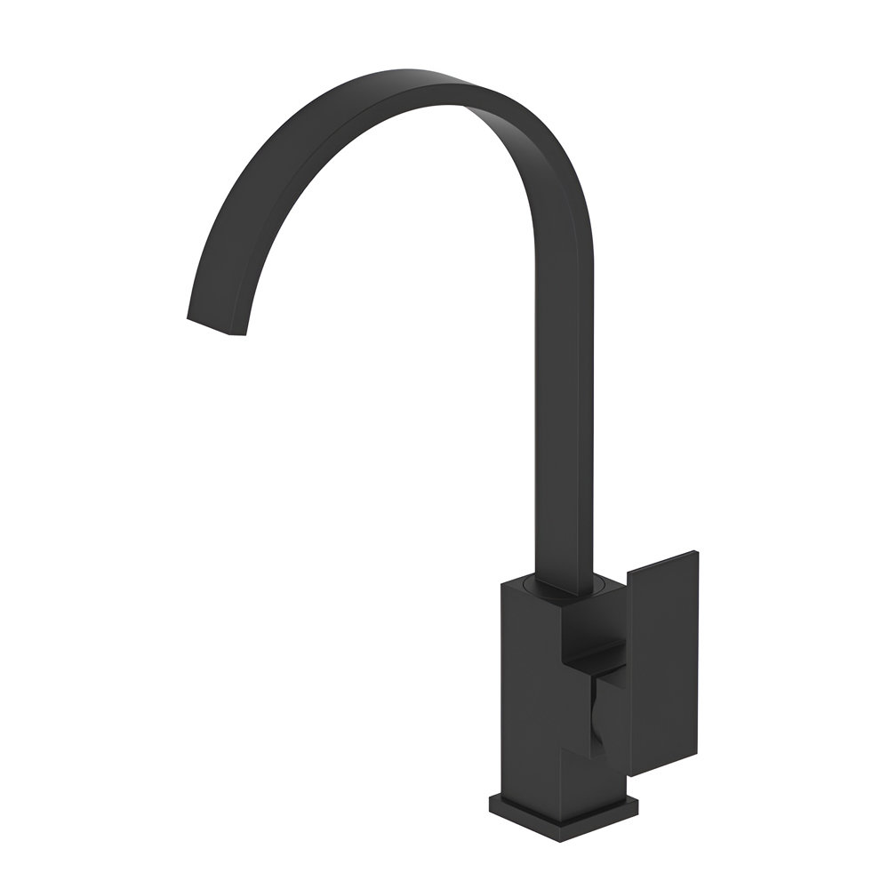 BATERIA ZLEWOZMYWAKOWA KRAN KUCHENNY STOJĄCY CZARNY