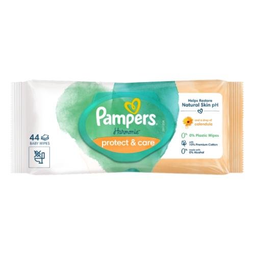 Pampers Harmonie Protect&Care Chusteczki nawilżane, 44szt.