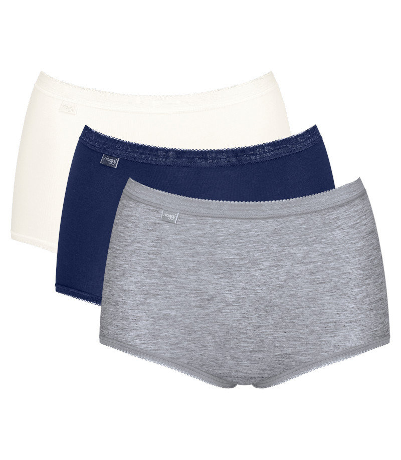 3 x Majtki damskie sloggi Basic+ Maxi C3P-40