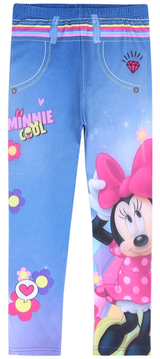 Kolorowe legginsy, getry Myszka Minnie DISNEY 6 lat 116 cm