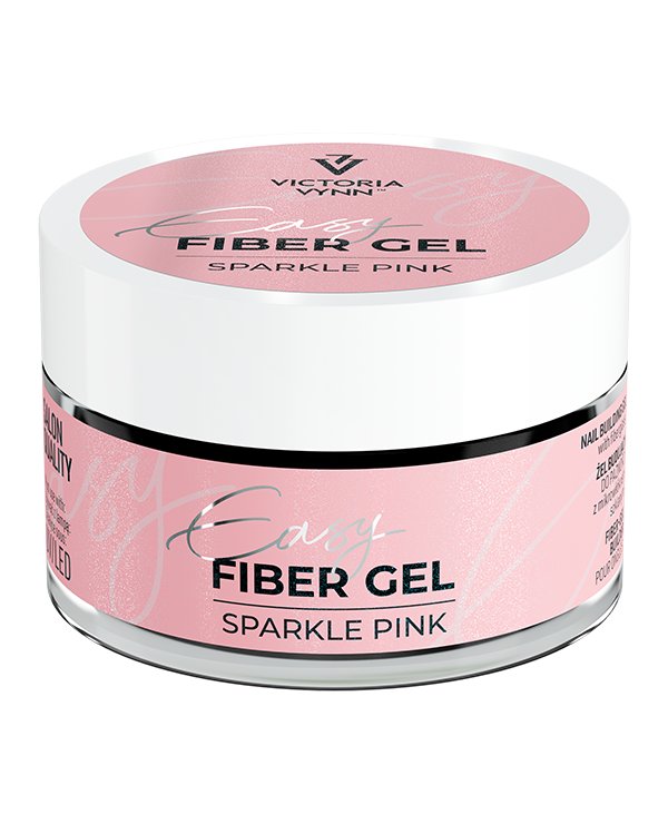 Żel budujący Victoria Vynn Easy Fiber Gel Sparkle Pink 50 ml