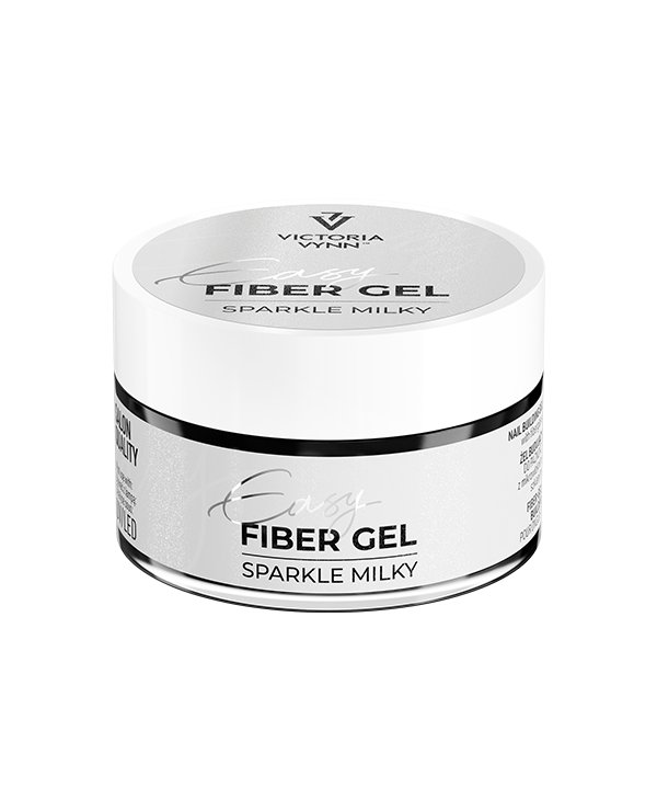 Żel budujący Victoria Vynn Easy Fiber Gel Sparkle Milky 15 ml