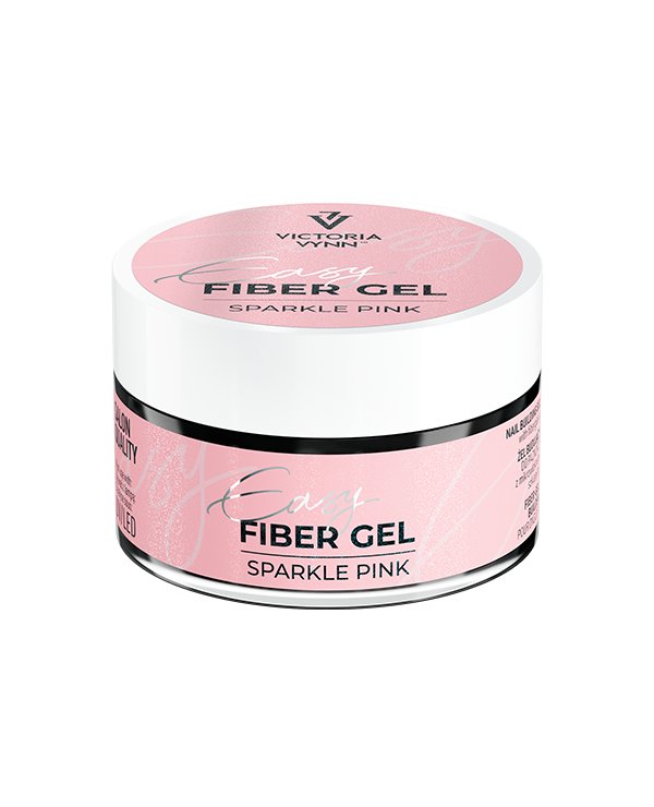 Żel budujący Victoria Vynn Easy Fiber Gel Sparkle Pink 15 ml