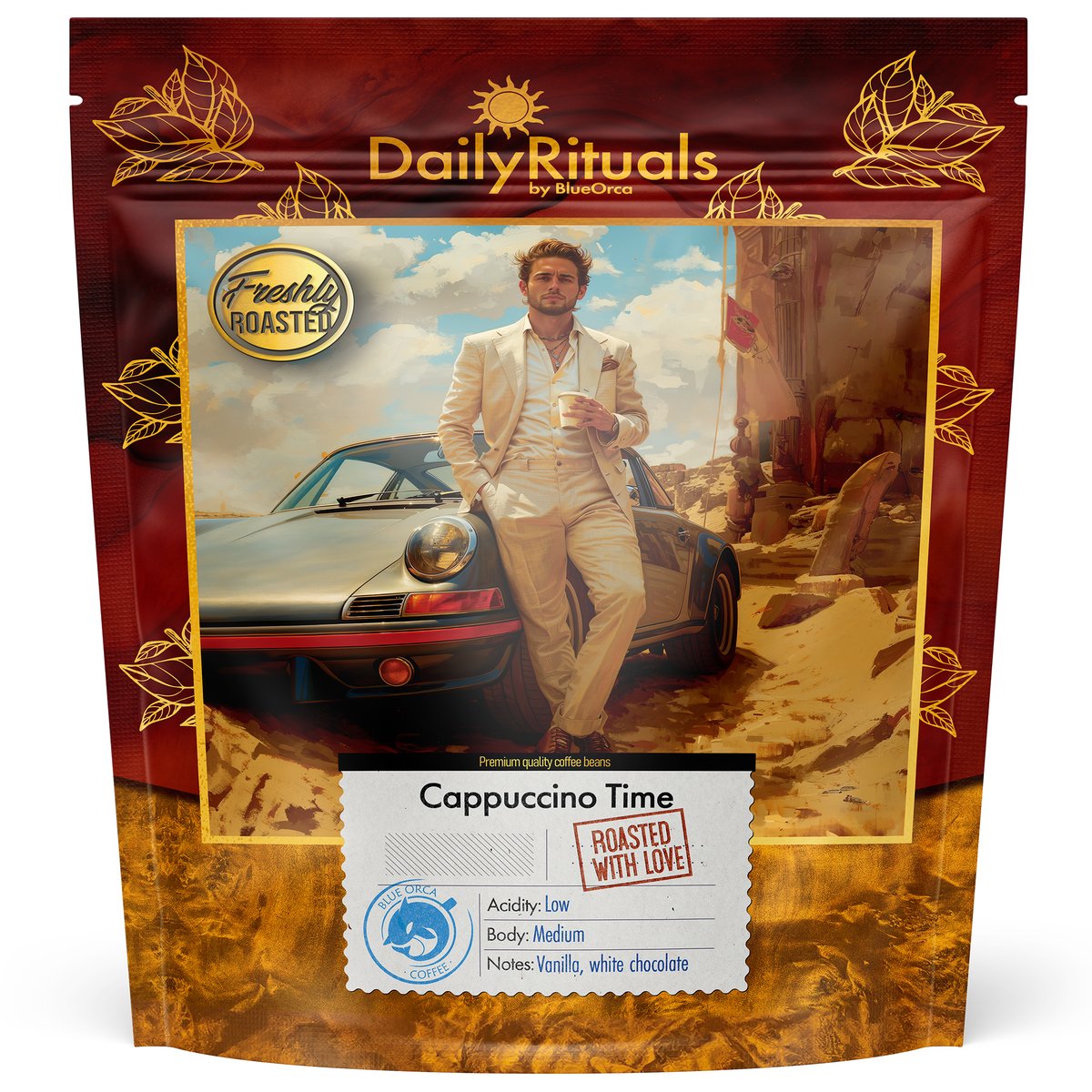 Kawa Ziarnista DAILY RITUALS Cappuccino Time Świeżo palona 100% ARABICA