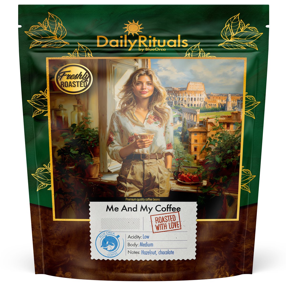 Kawa Ziarnista 1kg DAILY RITUALS Me & My Coffee Świeżo Palona 100% ARABICA