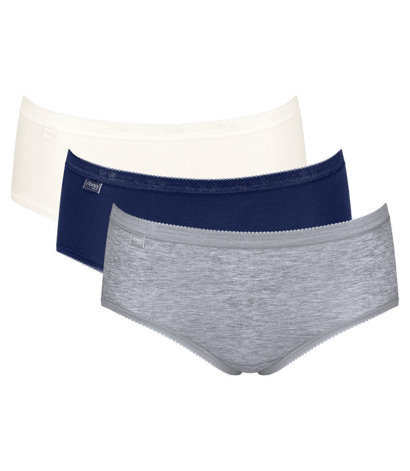 3 x Majtki damskie sloggi Basic+ Midi C3P-38