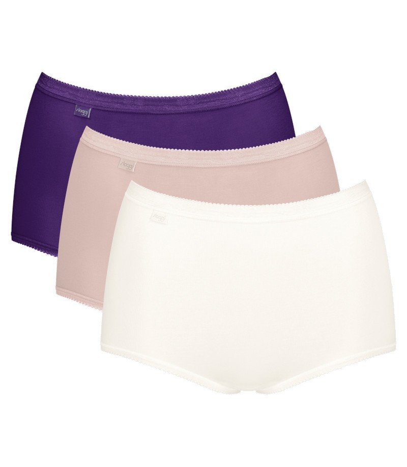 3 x Majtki damskie sloggi Basic+ Maxi C3P-40