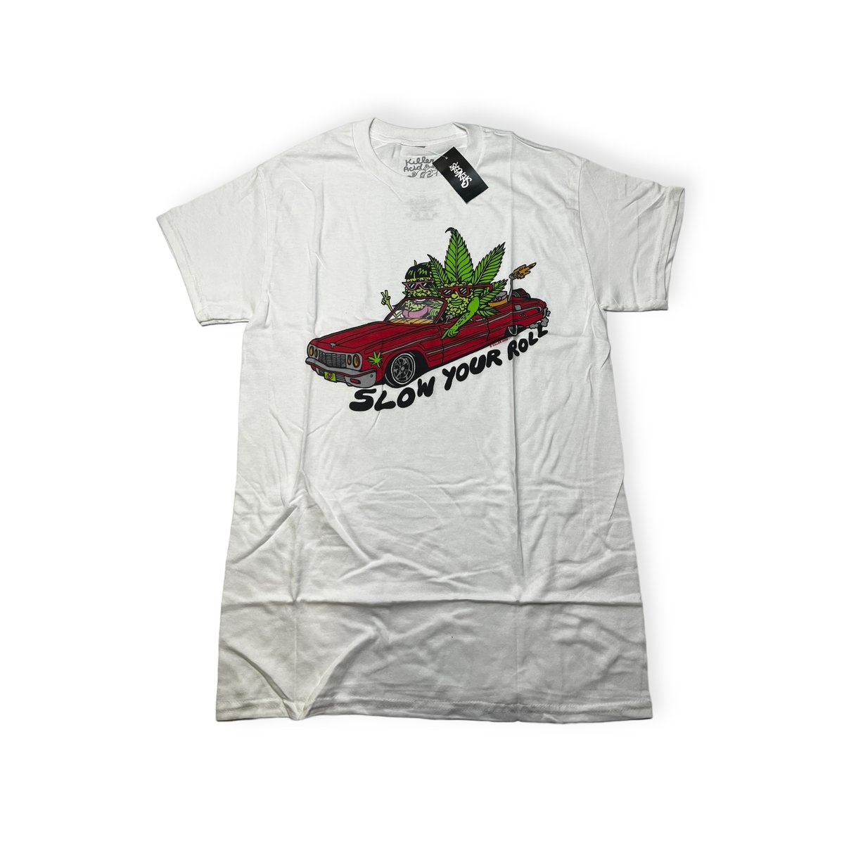 Koszulka T-shirt męski okrągły dekolt SPENCER'S NADRUK L