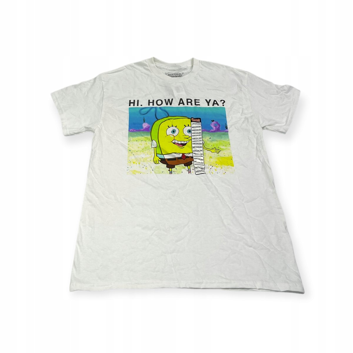 Koszulka T-shirt męski okrągły dekolt SPENCER'S SpongeBob M
