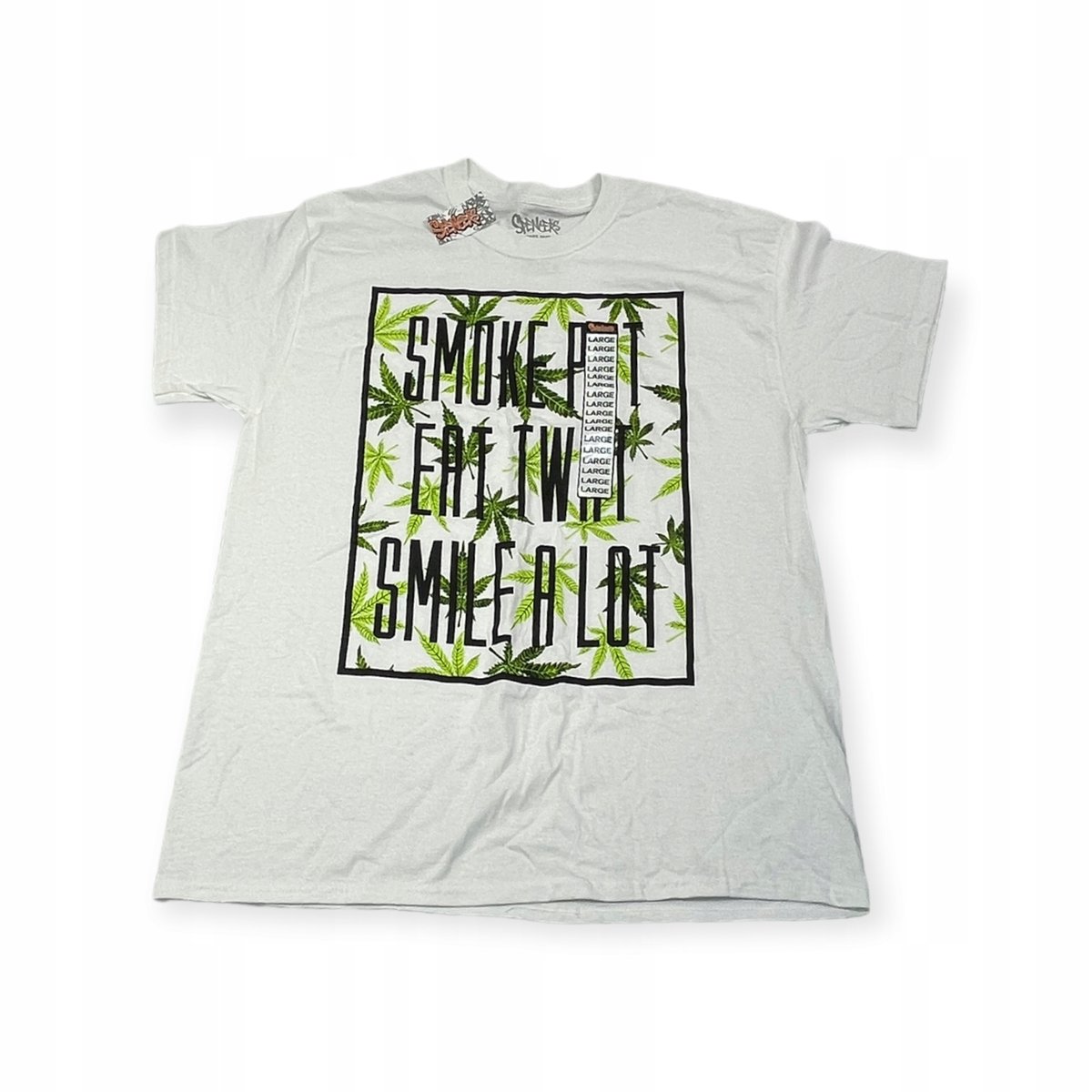 Koszulka T-shirt męski okrągły dekolt SPENCER'S nadruk XL