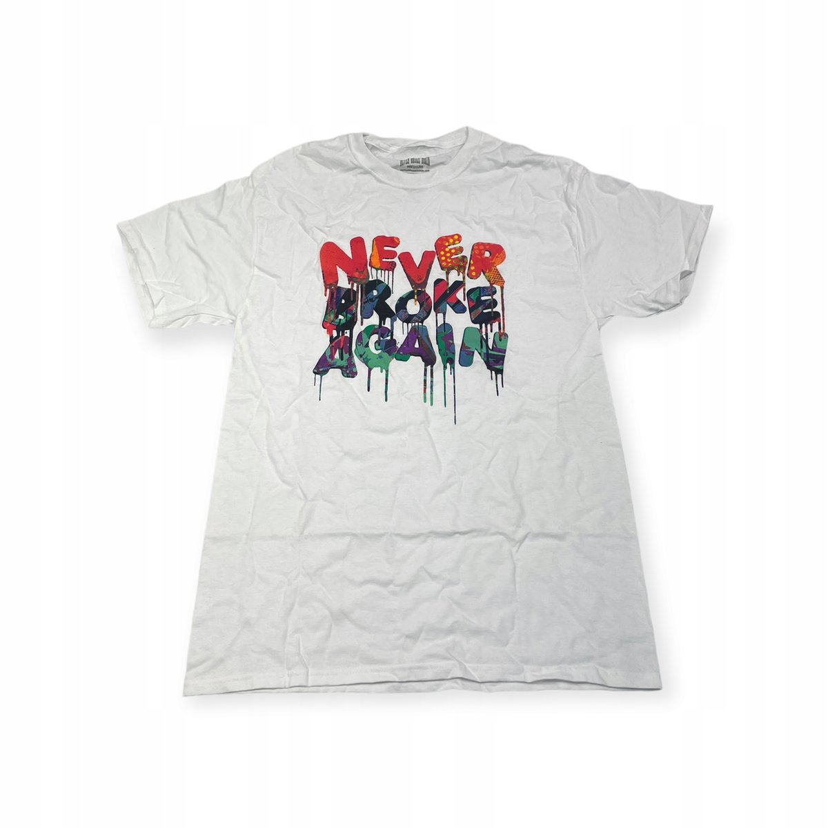 Koszulka T-shirt męski okrągły dekolt SPENCER'S NEVER BROKE AGAIN M