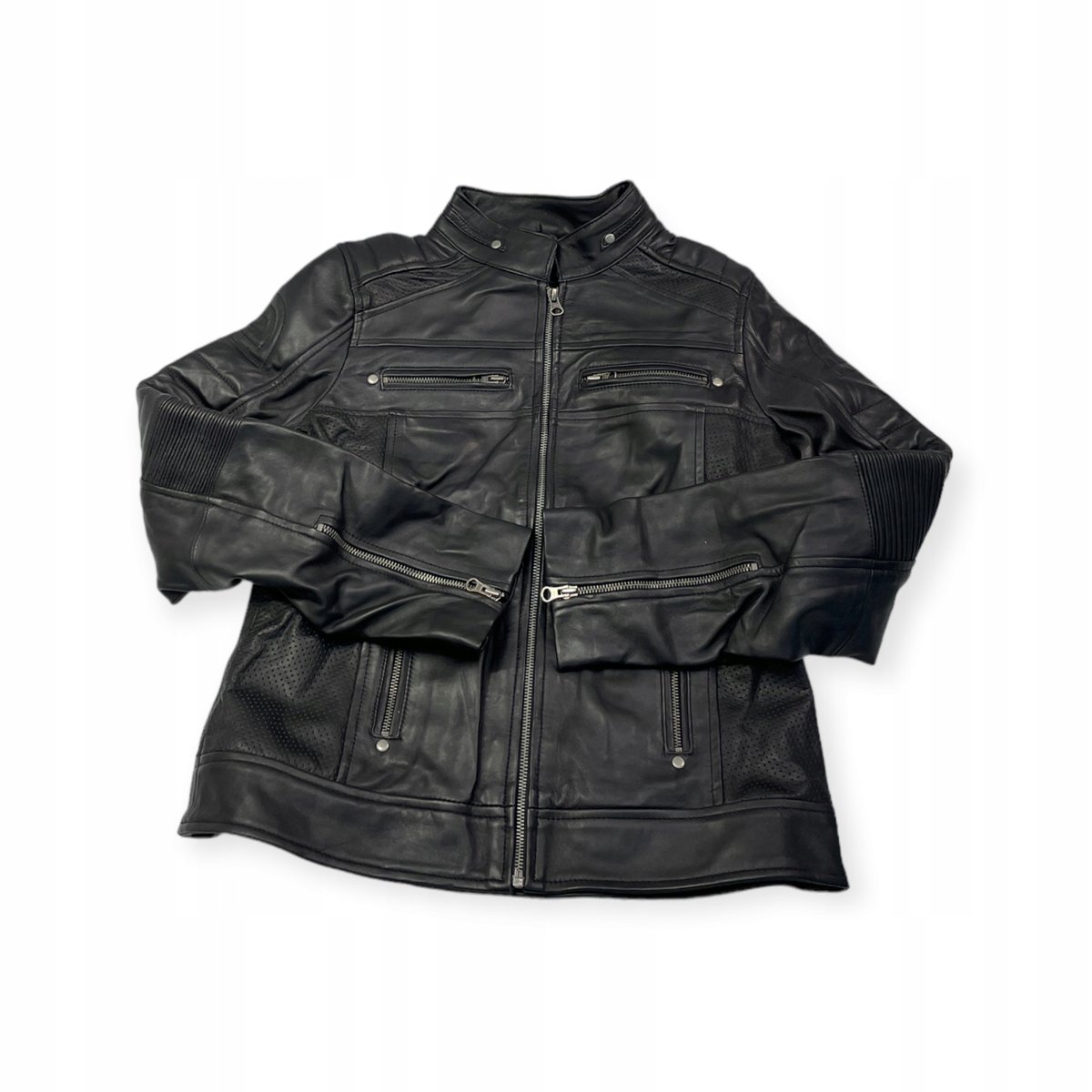 Skórzana kurtka damska ramoneska Real Leather M